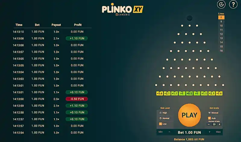 Plinko XY